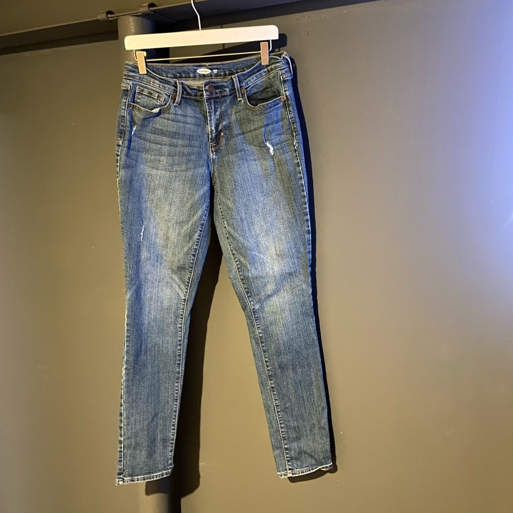 Old Navy Curvy Long Skinny Jeans
